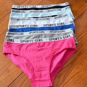 Sportsgirl women’s Cotton Bikini Briefs - Pink, Gray, Blue, White, Light Blue